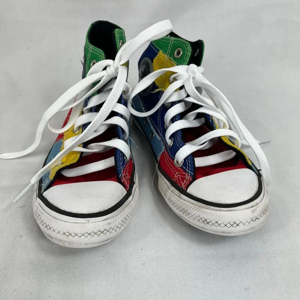 Converse Chuck Taylor All Star Multicolor Patchwork Hi Top Youth 1